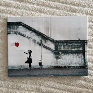 Bansky Art Canvas Print